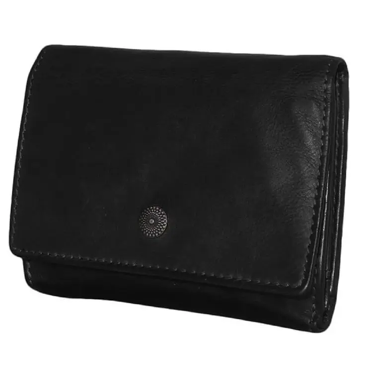 Sasha - Leren Portemonnee - Overslag - 6 pasjes