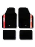 Automatten set - Stof - Rood