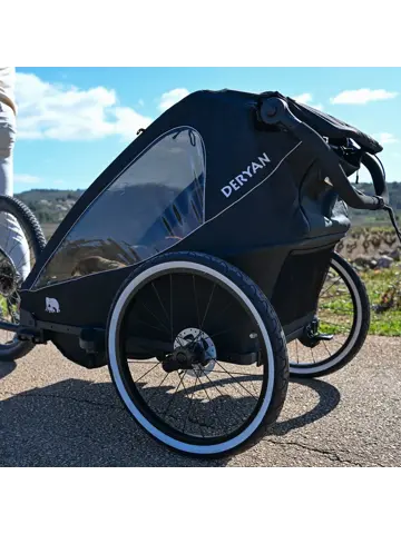 Luxe Fietskar V2 - 3-in-1 - Hardloopkinderwagen
