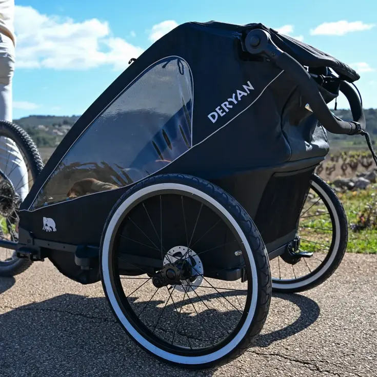 Luxe Fietskar V2 - 3-in-1 - Hardloopkinderwagen