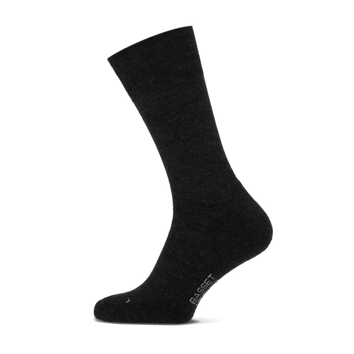Basset   Casual  Merinowollen sokken  Grijs main product image