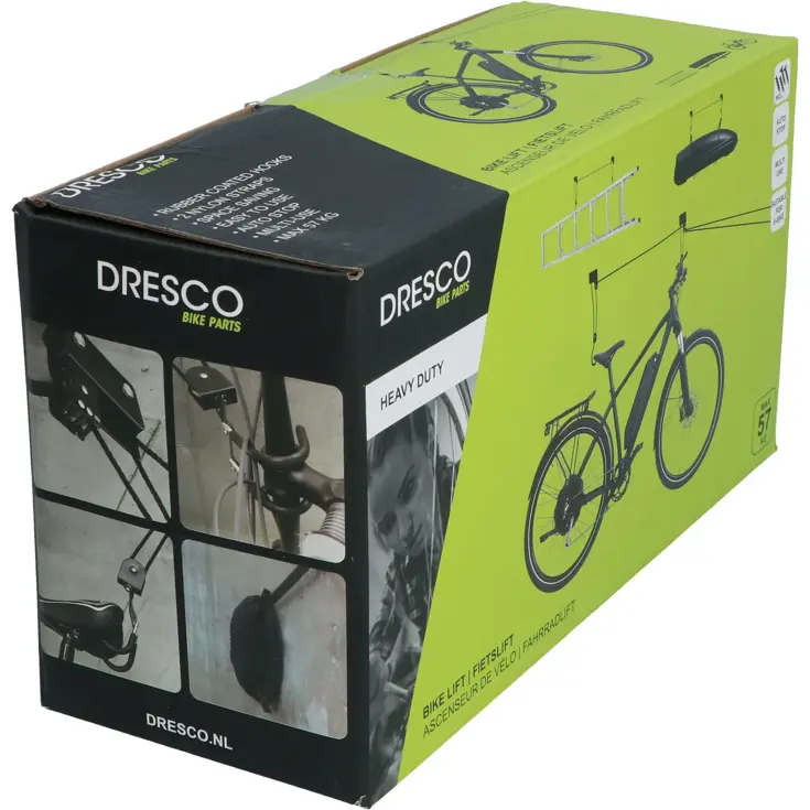 Fietslift voor zware fietsen en e-bikes tot 57kg