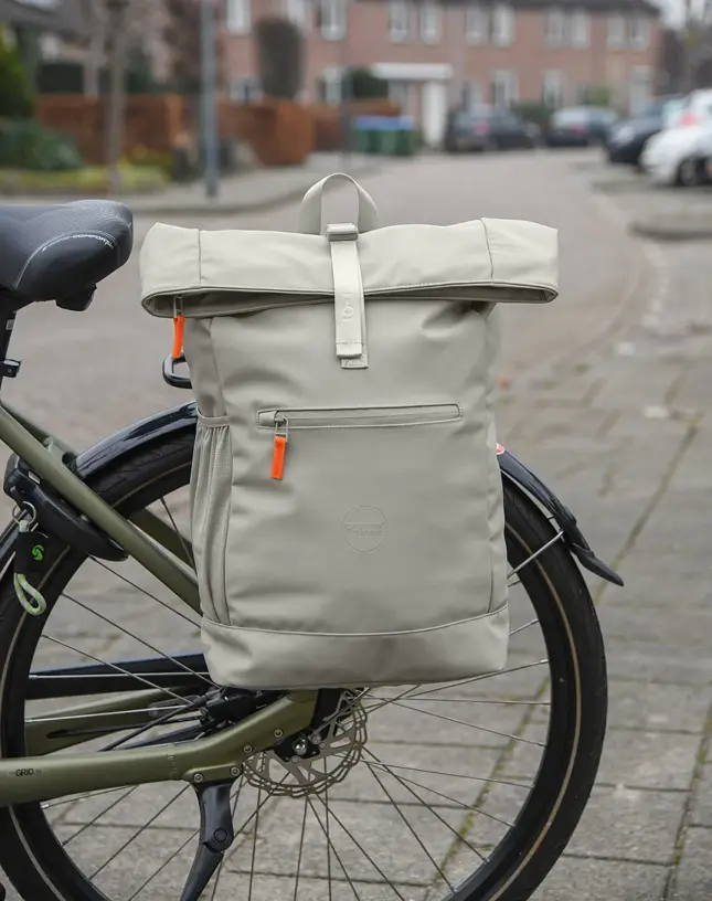 PT01 Fiets Rugzak - Pebble Grey - Laptopvak