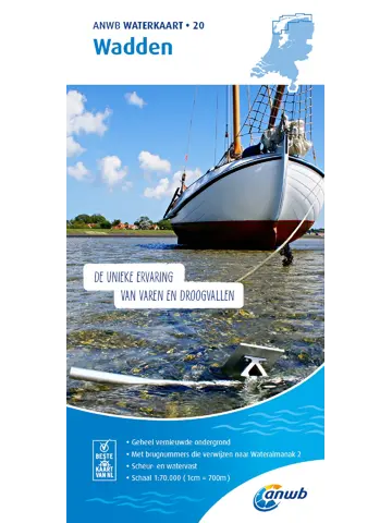 ANWB Waterkaart 20 - Wadden