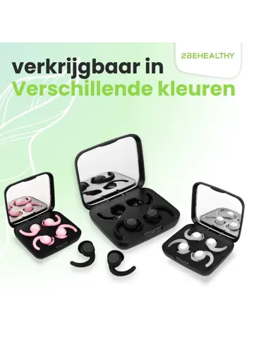 Reis/Slaap oordoppen - 2 Paar (M&L) - Zwart