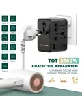 Remodius Wereldstekker PRO + UniCharge Oplaadkabel