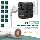 Remodius Wereldstekker PRO + 2× UniCharge Kabel