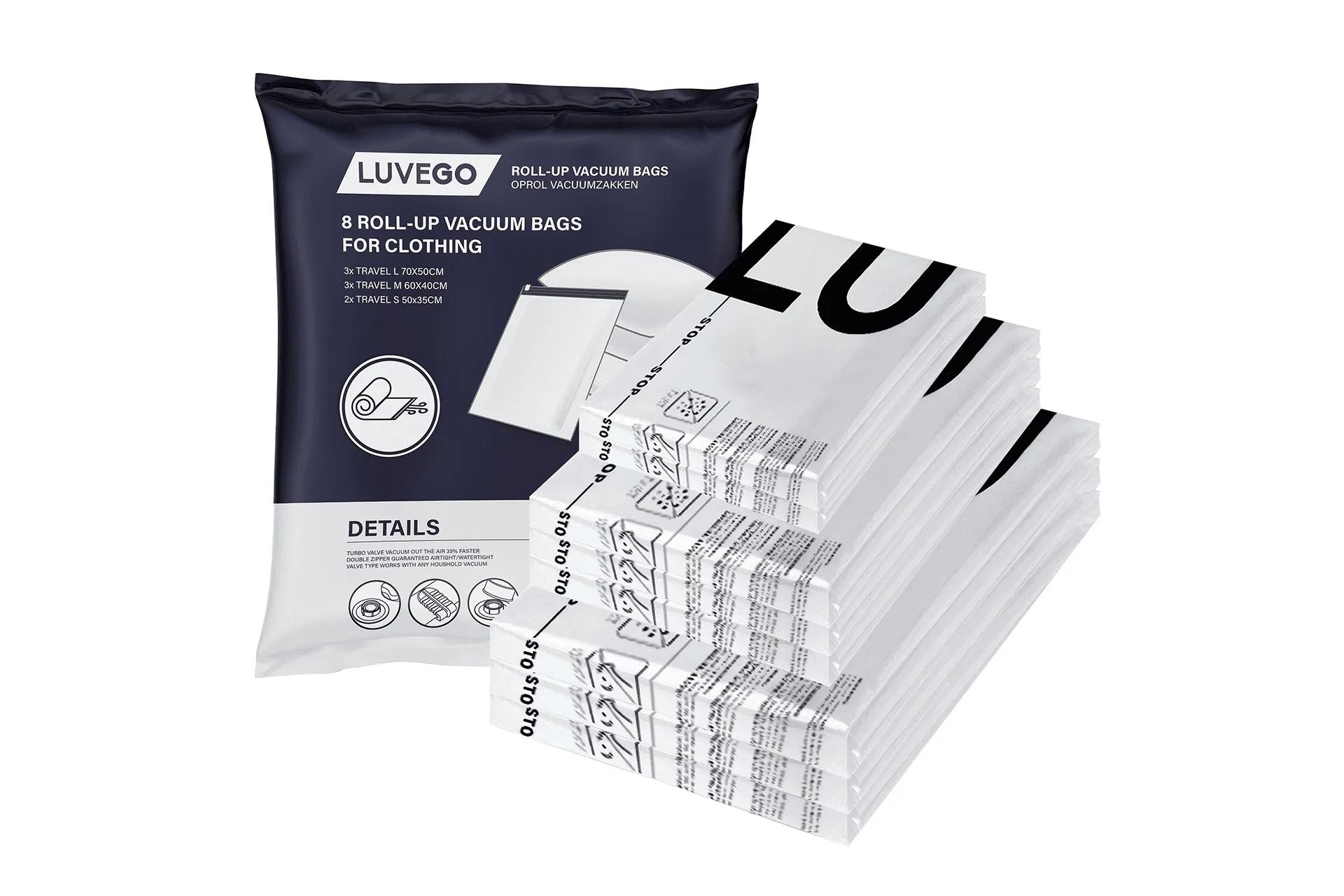 Luvego   Oprolzakken Reiszakken  8-pack