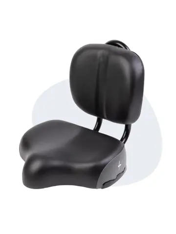 Voltano Fietszadel met Rugleuning