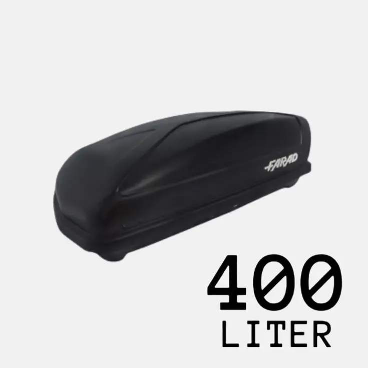 Koral Dakkoffer N23 - 400 liter - Hoogglans zwart