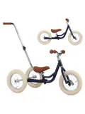 2-in-1 Loopfiets Driewieler met Duwstang