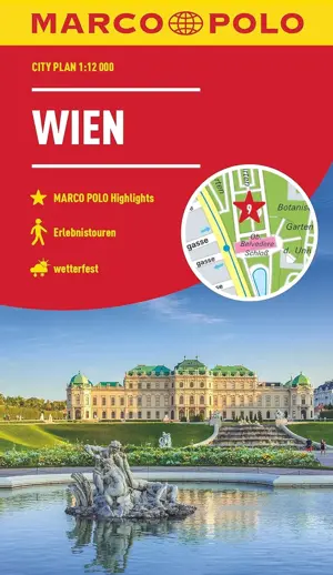 Stadsplattegrond City Map Wenen 1:12.000