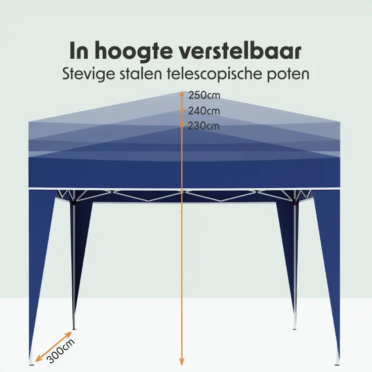 Partytent – 3x3 m