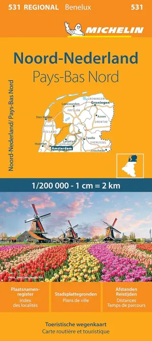 Kaart Regional 531 Nederland Noord
