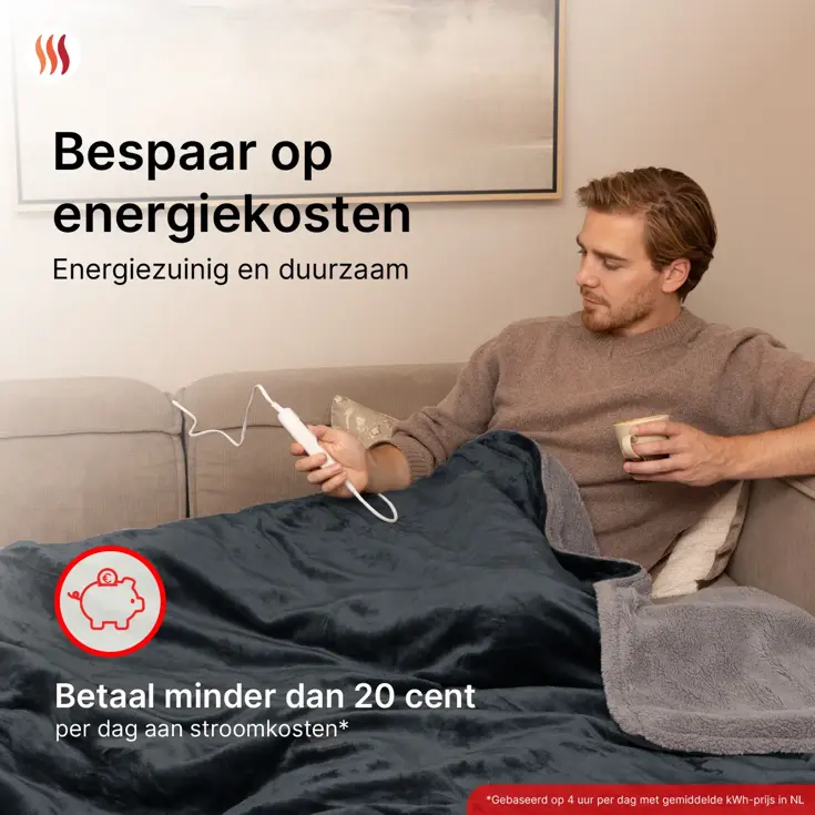 Seranova Elektrische Deken XXL - 180x160 cm