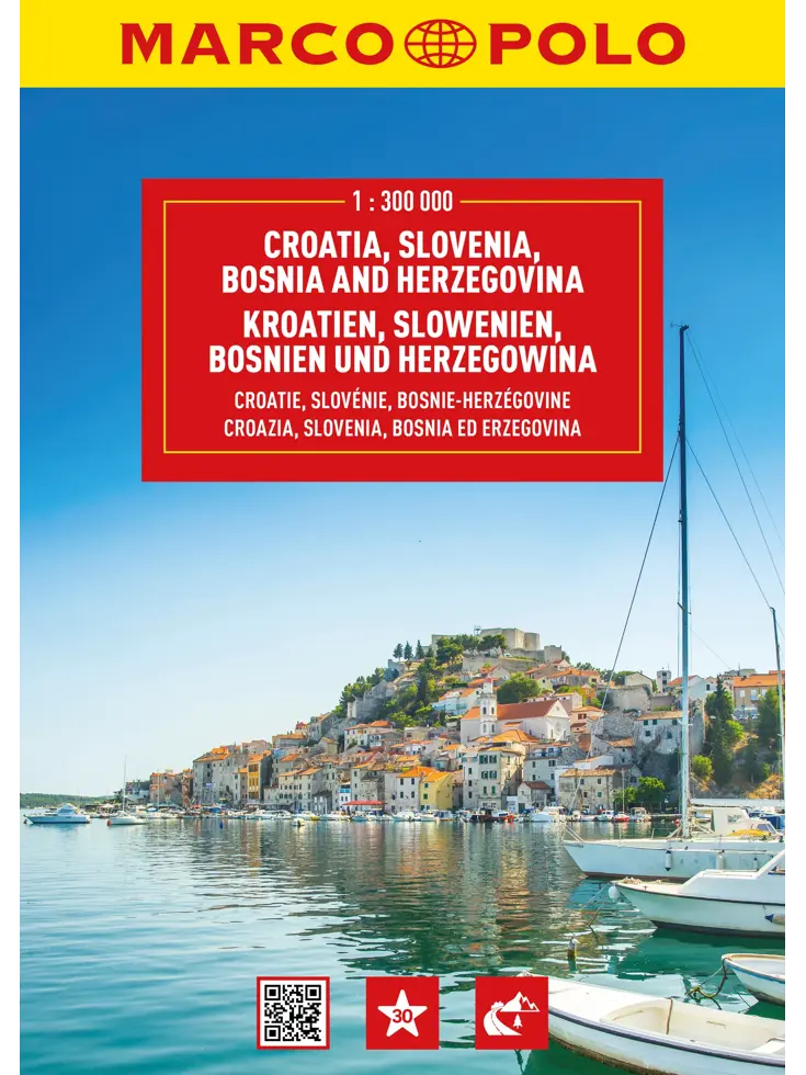 Wegenatlas Kroatië - Slovenië - Bosnië