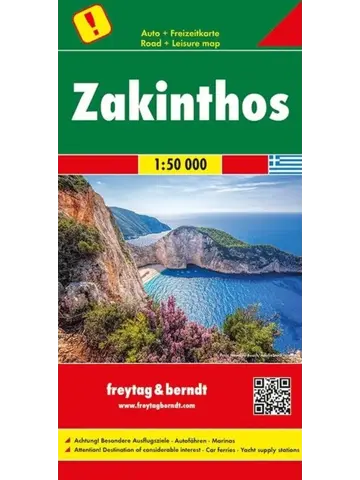 Wegenkaart Zakynthos