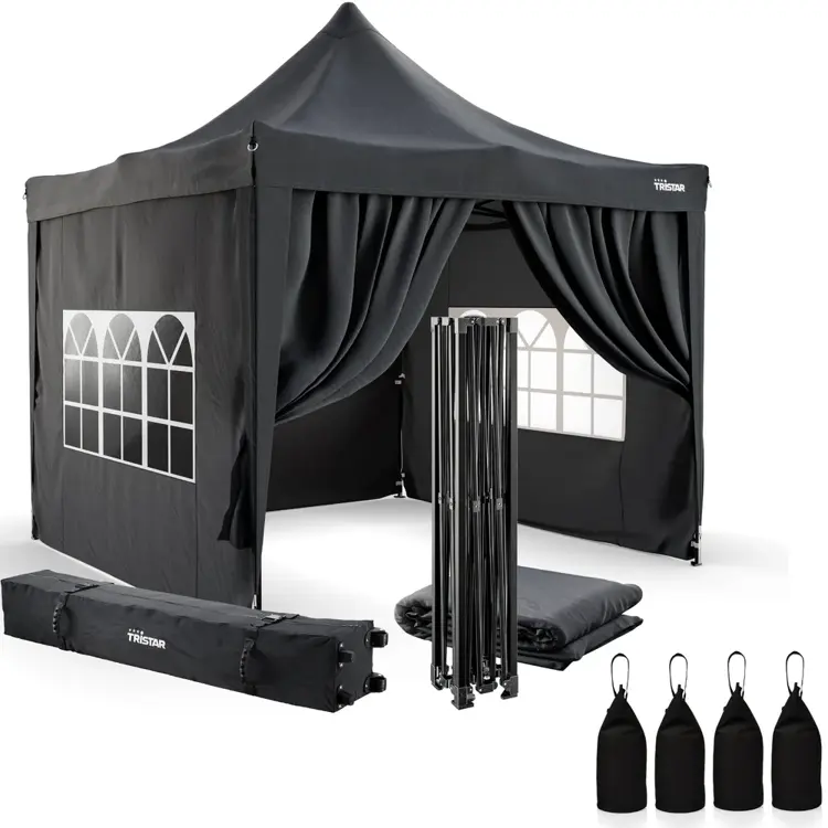 Partytent 3x3m - PT-7810 -  Premium - Antraciet