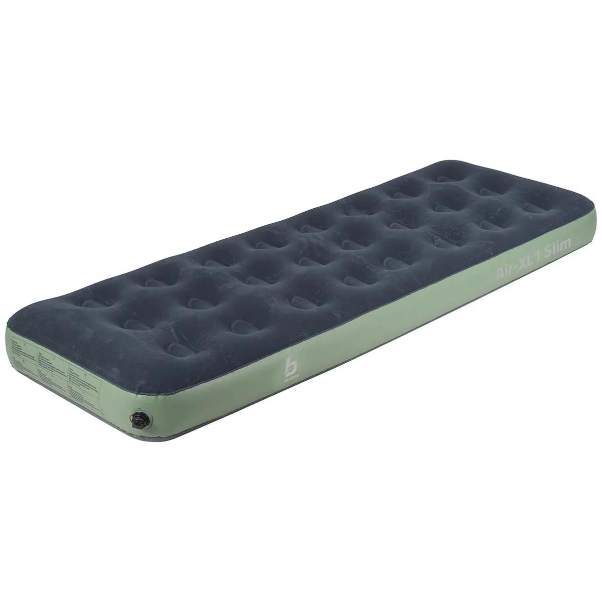 Bo-camp  Luchtbed Velours Air-XL1 1 Persoon  Grijs