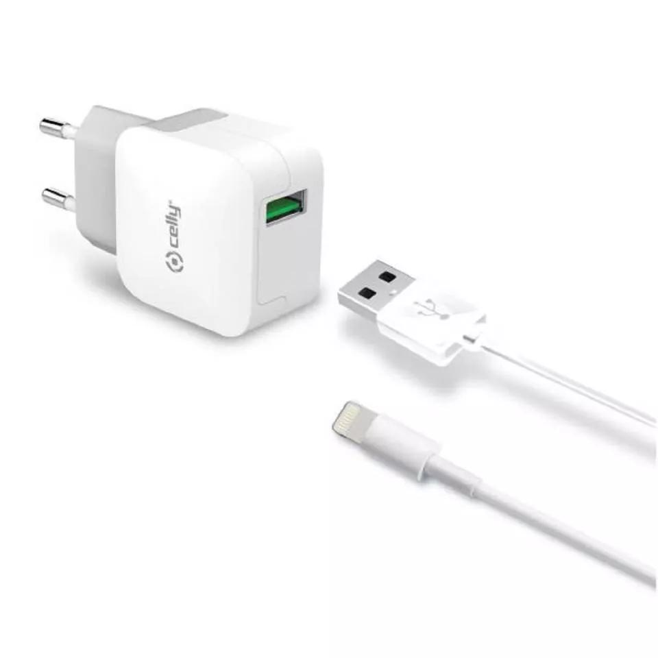 Celly 2.4A MFI USB-C  Thuislader  Wit main product image