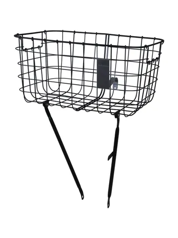 Basil mand Robin 31L matt black 46x31x22cm