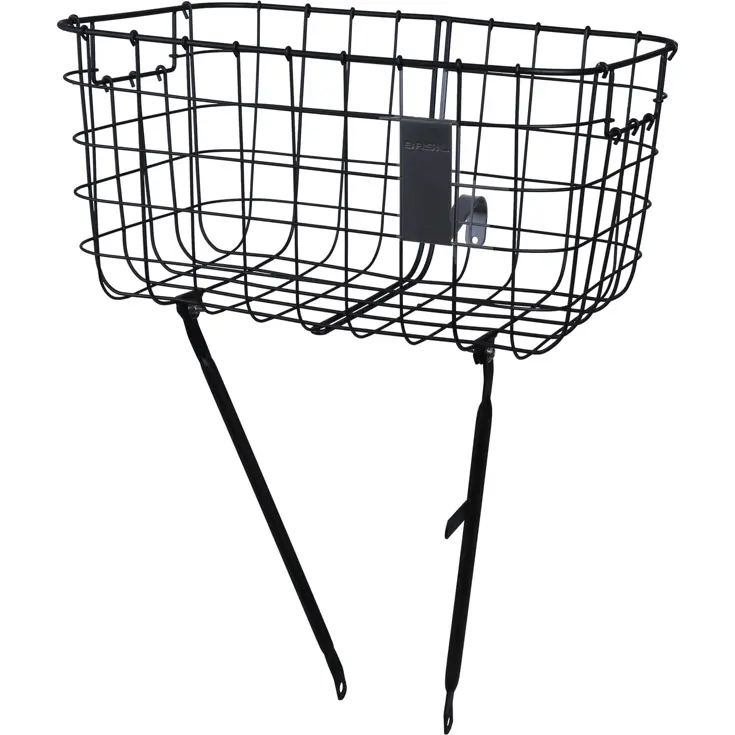 Basil mand Robin 31L matt black 46x31x22cm