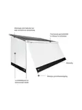 sun blocker G2 voorwand 2,40x1,70m
