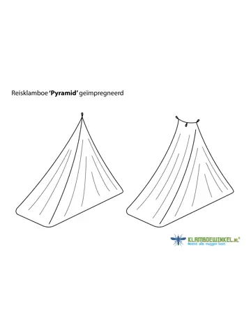 Travelnet reisklamboe PYRAMID I geïmpregneerd