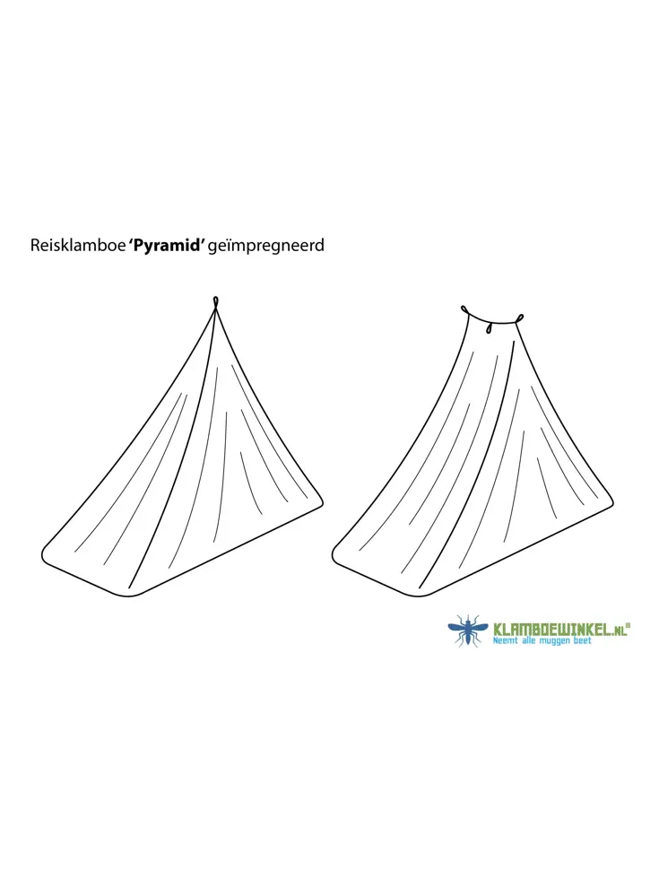 Travelnet reisklamboe PYRAMID I geïmpregneerd