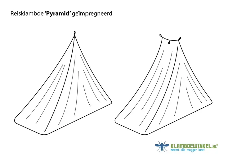 Travelnet reisklamboe PYRAMID I geïmpregneerd