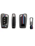 Metalen Sleutelhoesje voor Toyota grijs C3