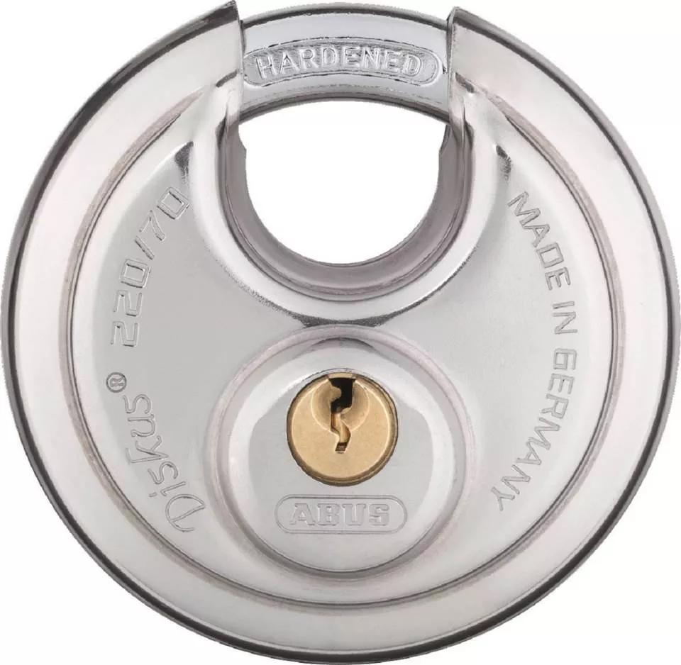 Abus Diskus 220  Hangslot  Zilver main product image