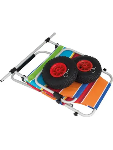 Opvouwbare Lichtgewicht Beach Trailer Stripes