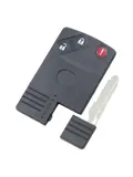 Smart key behuizing 3 knops geschikt voor Mazda
