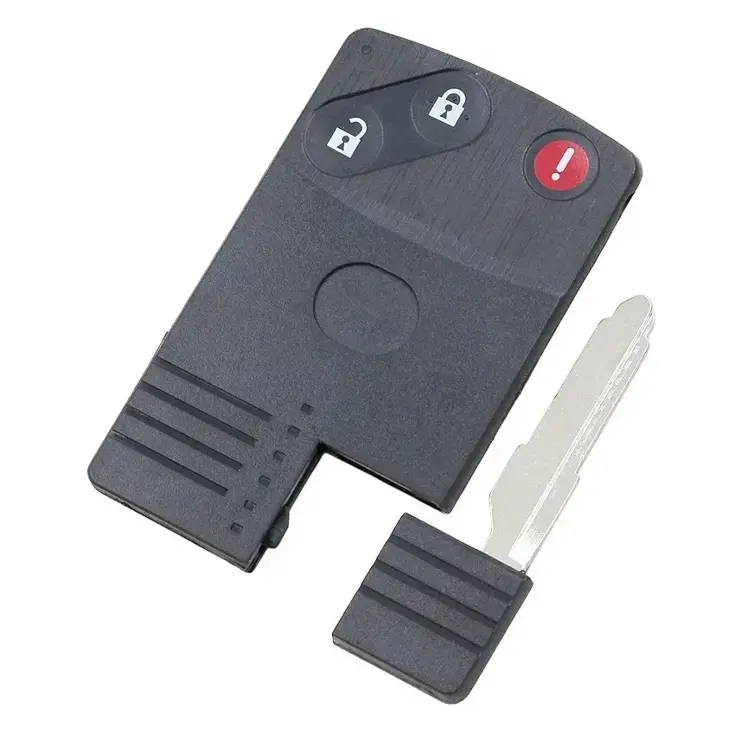 Smart key behuizing 3 knops geschikt voor Mazda