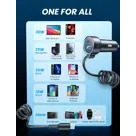 Bedrade USB-C Autolader - Zwart - Joyroom