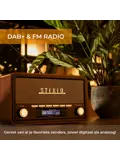 Stereo DAB+/FM radio Bluetooth Alarmfunctie
