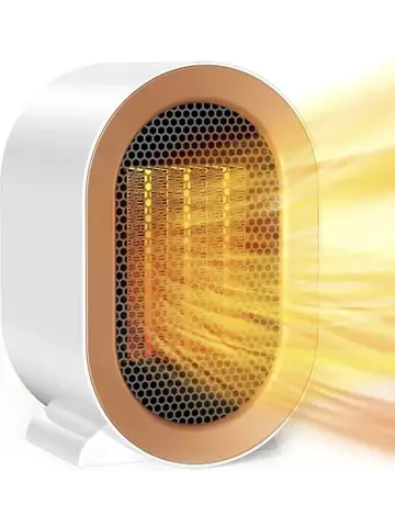 Elektrische Kachel Wit - 1200W - Ventilatorkachel