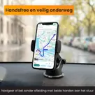 Telefoonhouder Auto voor Raam + Dashboardpad