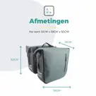 Voltano Dubbele Rolltop Fietstas 48 L