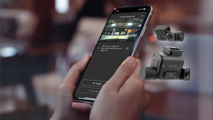 MiSentry 12T Full-HD triple dashcam - 4G
