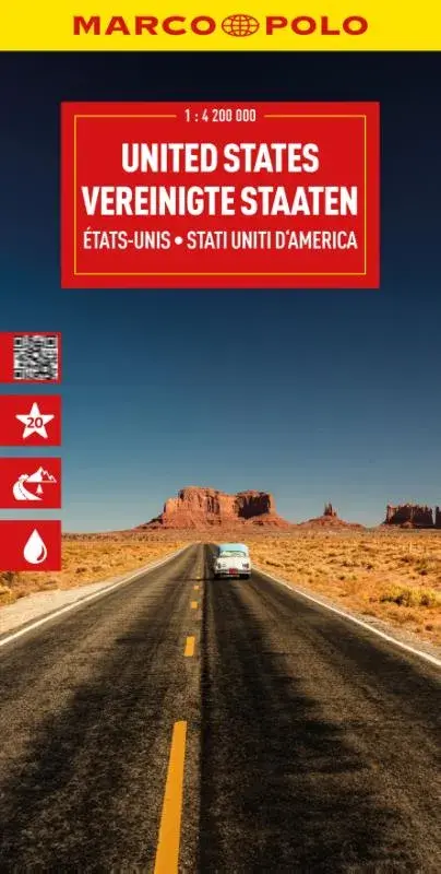 Marco Polo wegenkaart USA 