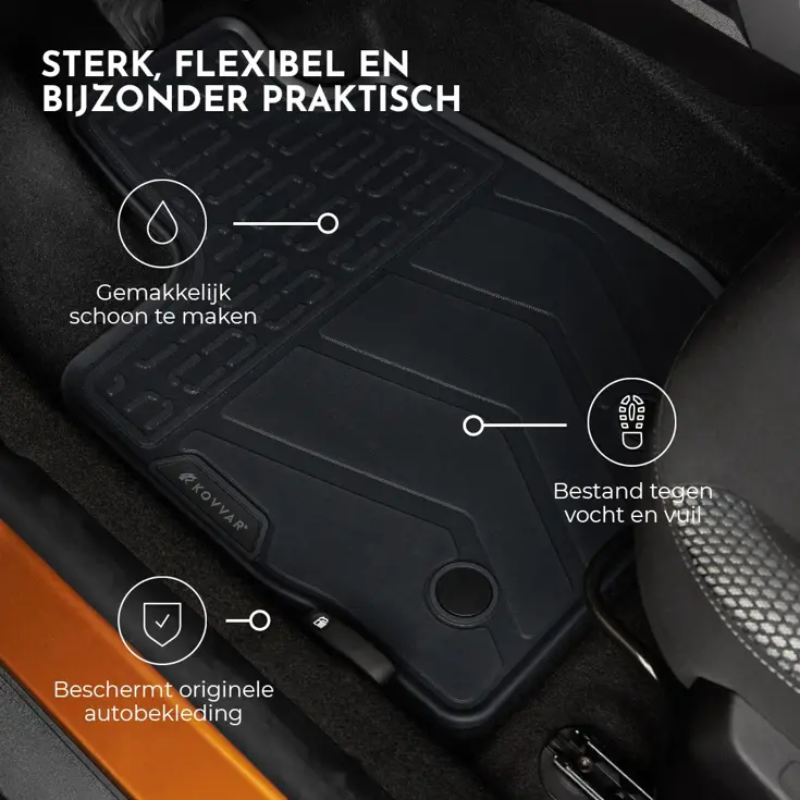Rubber Automatten voor Volkswagen Caddy