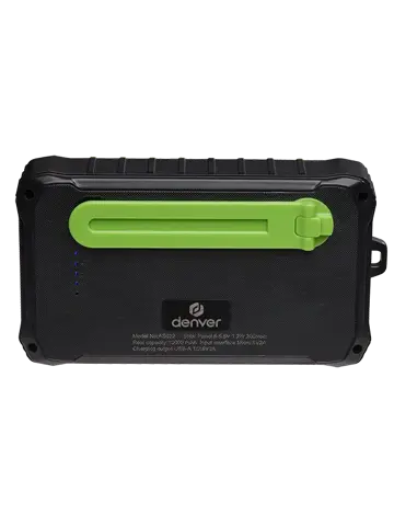PSO10012 Zwart Powerbank Solar en Crank