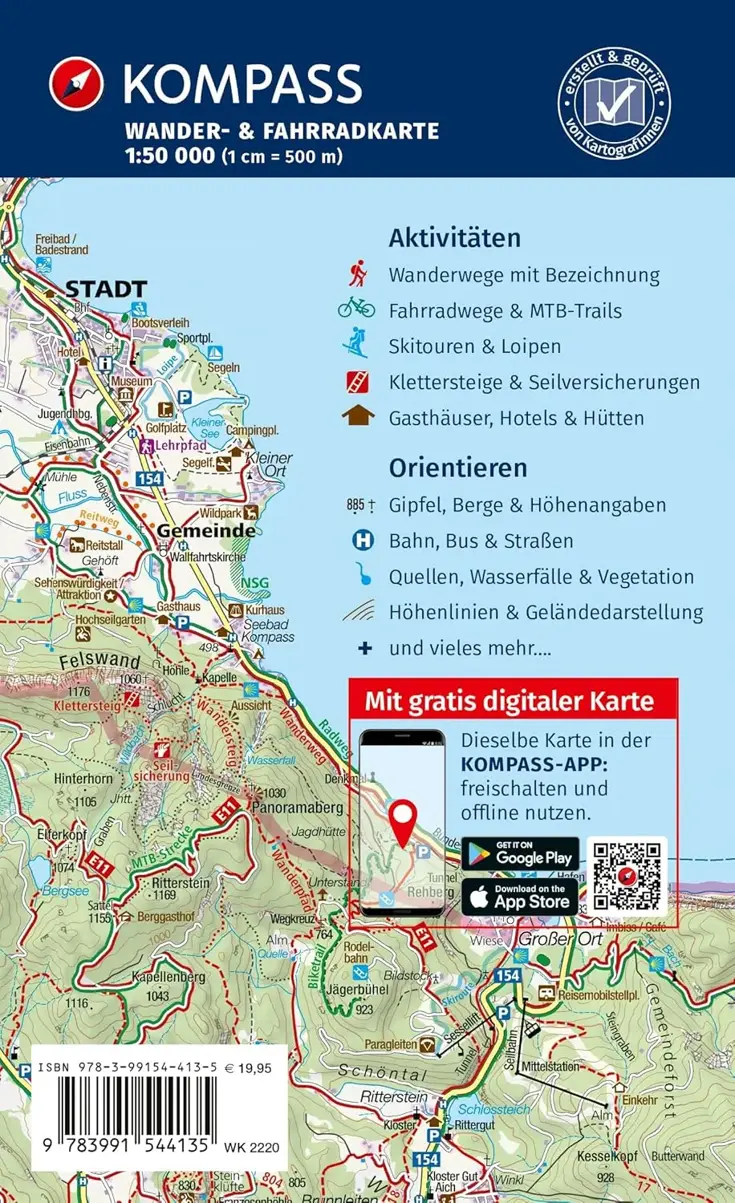 Wandelkaart WK2220 Elzas - Vogezen Noord