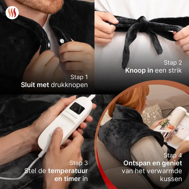 Seranova Verzwaard Warmtekussen voor Nek