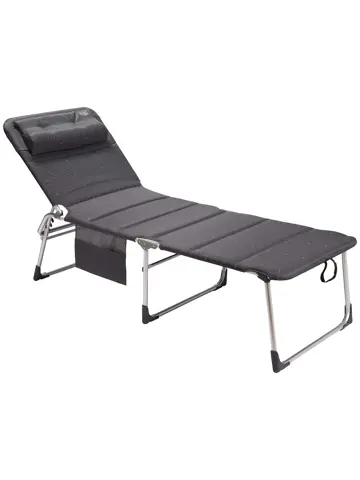 Vouwbed AL/363 Deluxe Donker grijs