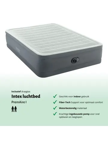 Luchtbed - Intex - 2P 152x203 + Pomp