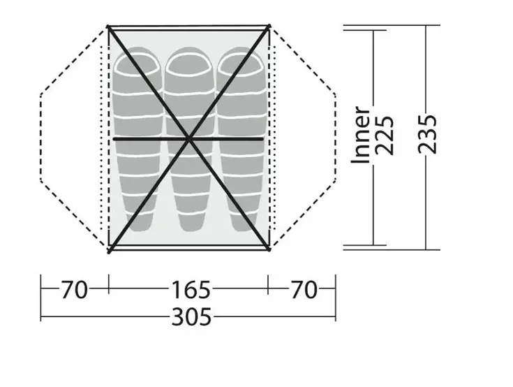 Robens Lodge 3 EXP - 3P Tent