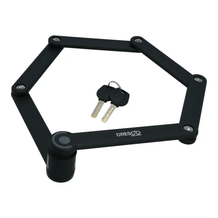 Uniek vouwslot 85 cm met sleutel en houder